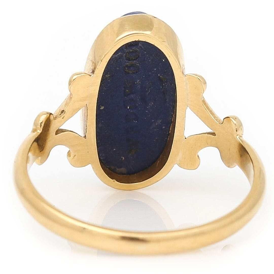 Edwardian 18ct Gold Artemis Wedgwood Jasperware Ring, Circa 1905 3