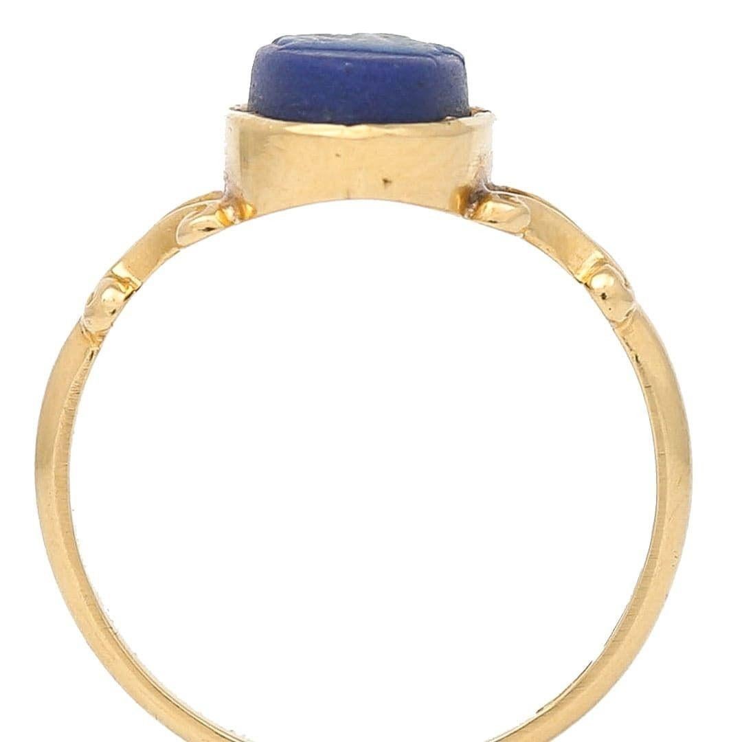 Edwardian 18ct Gold Artemis Wedgwood Jasperware Ring, Circa 1905 1