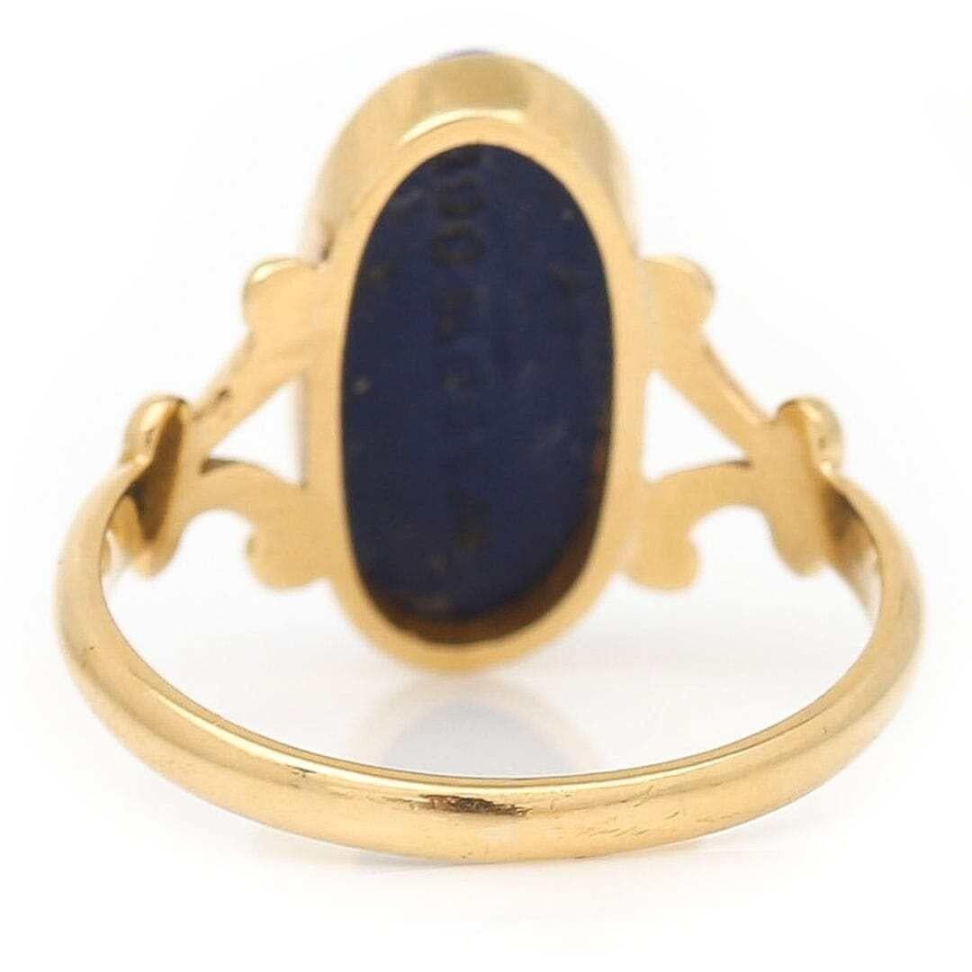 Edwardian 18ct Gold Artemis Wedgwood Jasperware Ring, Circa 1905 2