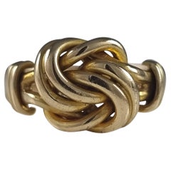 Edwardian 18ct Gold Knot Ring, 1906