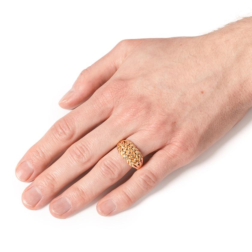 Edwardian 18ct Yellow Gold Keeper Ring, c.1914 For Sale 1