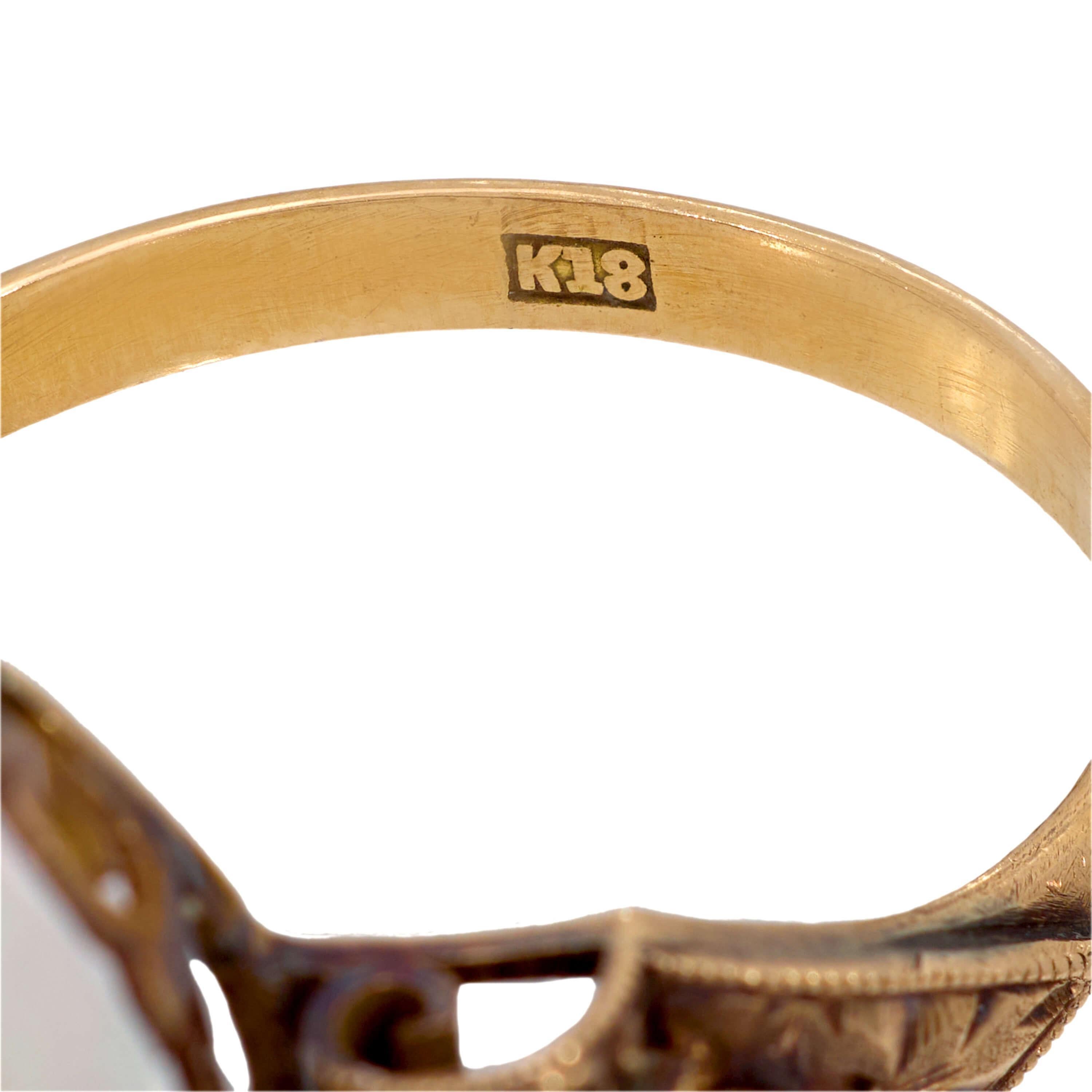 Donna Anello Opale Edwardiano 18k in vendita