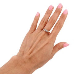 Edwardian 1900 Ring in 18kt Gold and Platinum with Diamonds