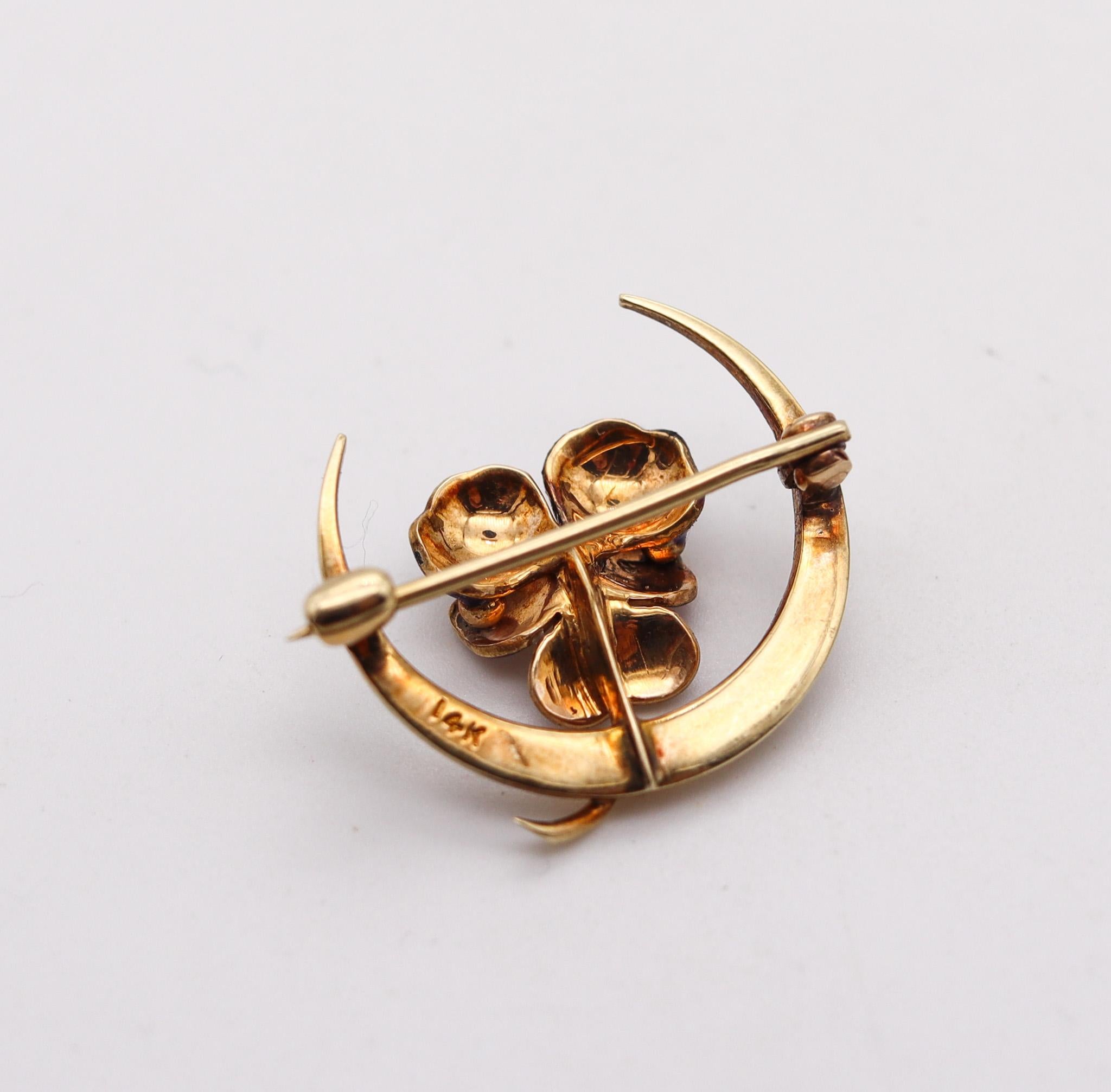 flower brooch aj worth