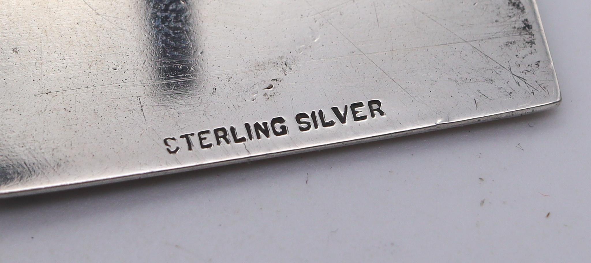 Schweizer Schreibtisch-Uhr mit Staffeleirücken aus massivem .925 Sterlingsilber, Edwardian 1910 (Silber)
