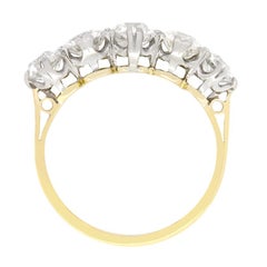 Edwardian 2.00ct Diamond Five Stone Ring, c.1910s