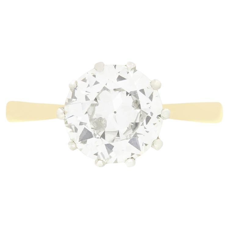 Edwardian 2.00ct Diamond Solitaire Ring, c.1910s