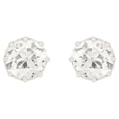Edwardian 2.00ct Diamond Stud Earrings