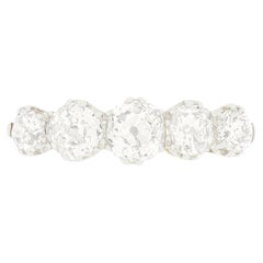 Edwardian 2.10ct Diamond Five Stone Ring, c.1910s