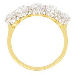Edwardian 2.45ct Diamond Five Stone Ring, c.1910’s