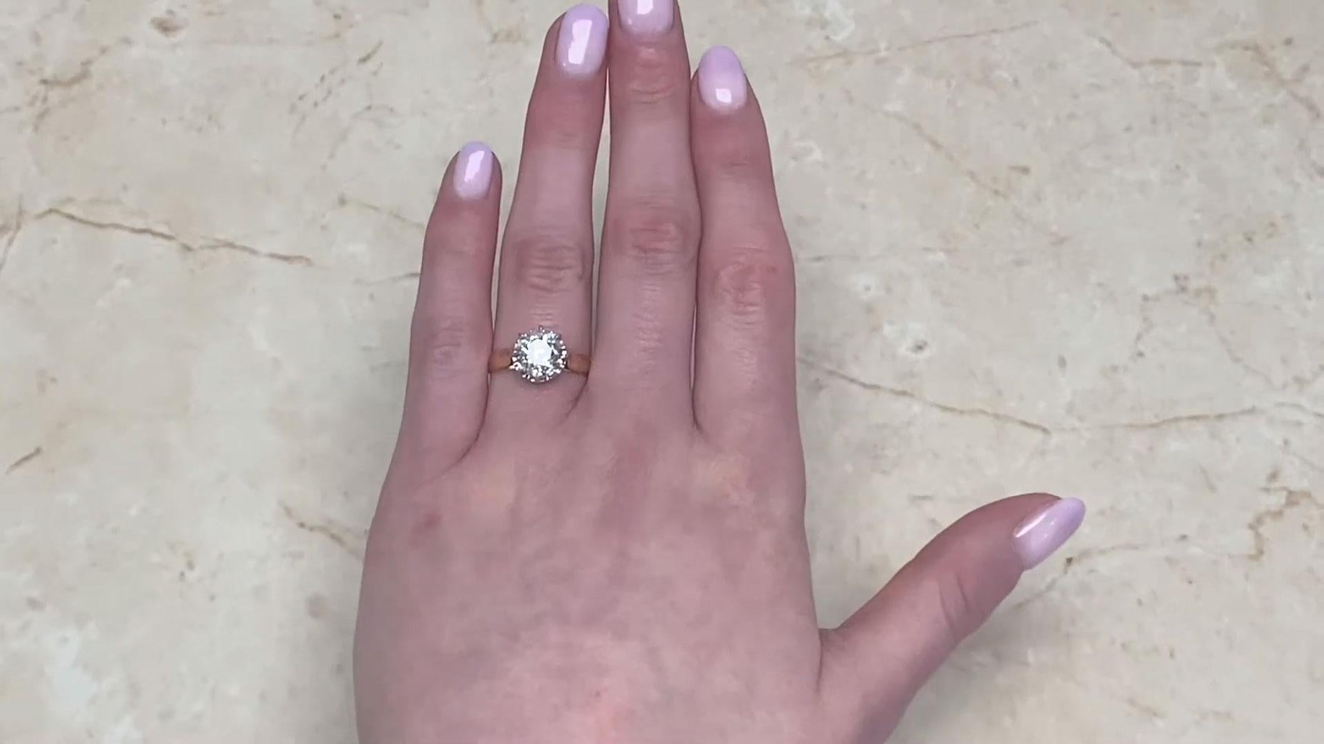 Circa 1900 Jewelry, Edwardian Old European Diamond Ring (Approx. 2.50-Carat) For Sale 1