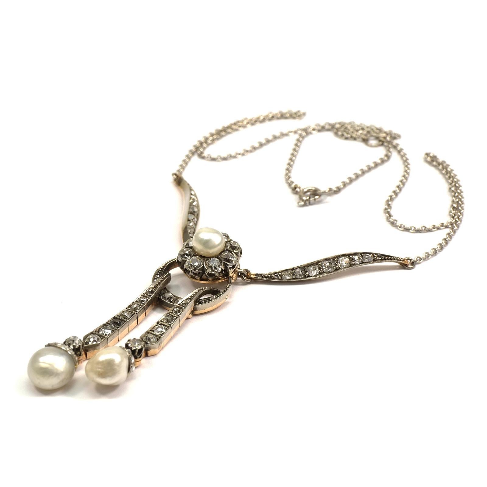 diamond lavalier necklace