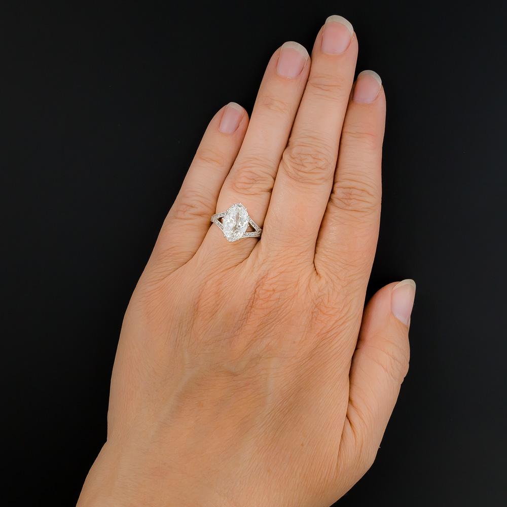 antique moval diamond