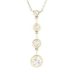 Edwardian 3.25ct Diamond Drop Pendant, c.1910s