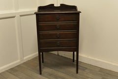 Edwardian 4 Slide Music Cabinet