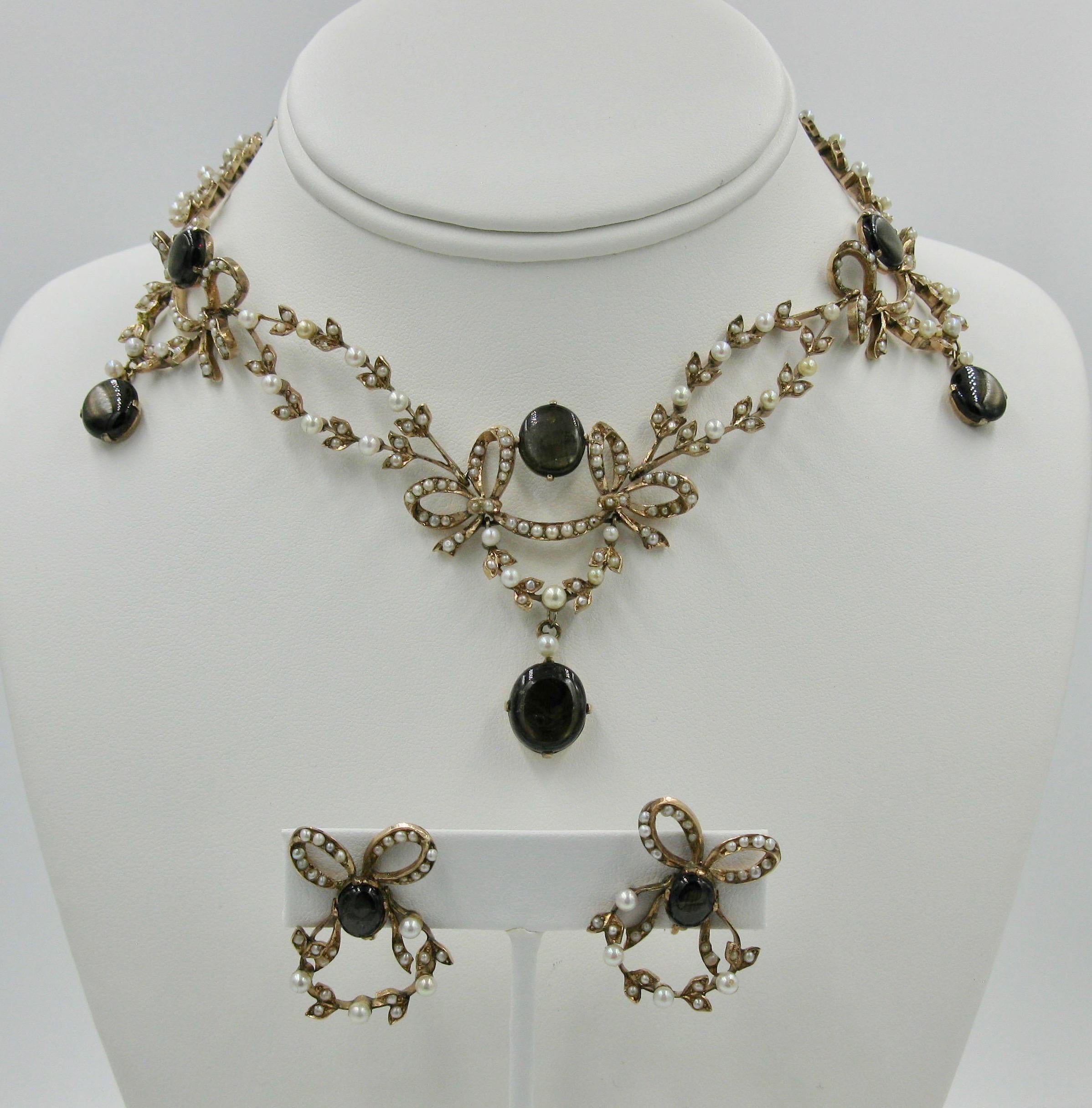 black star sapphire necklace