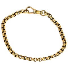 Used Edwardian 9 Carat God Chain Bracelet