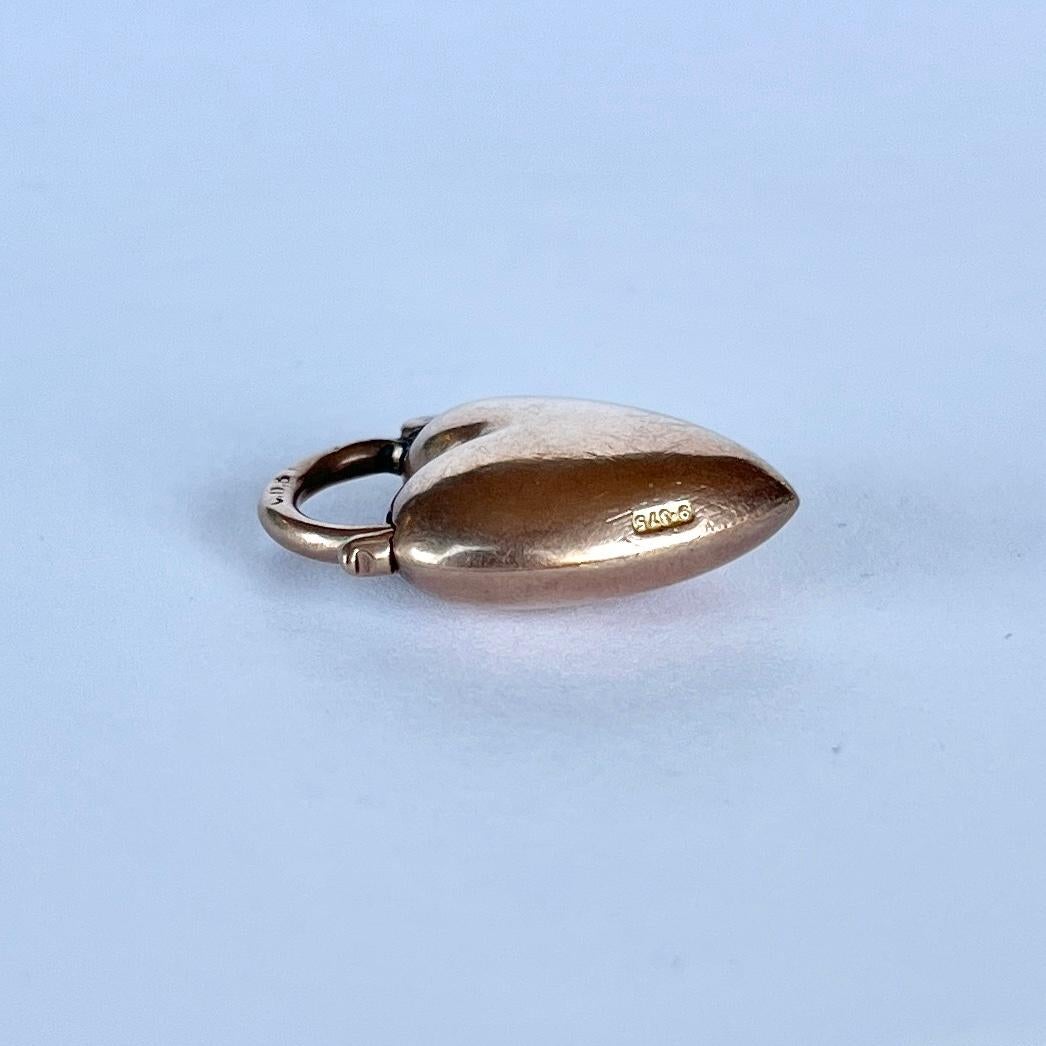 Pendentif en or 9 carats de style édouardien Bon état - En vente à Chipping Campden, GB