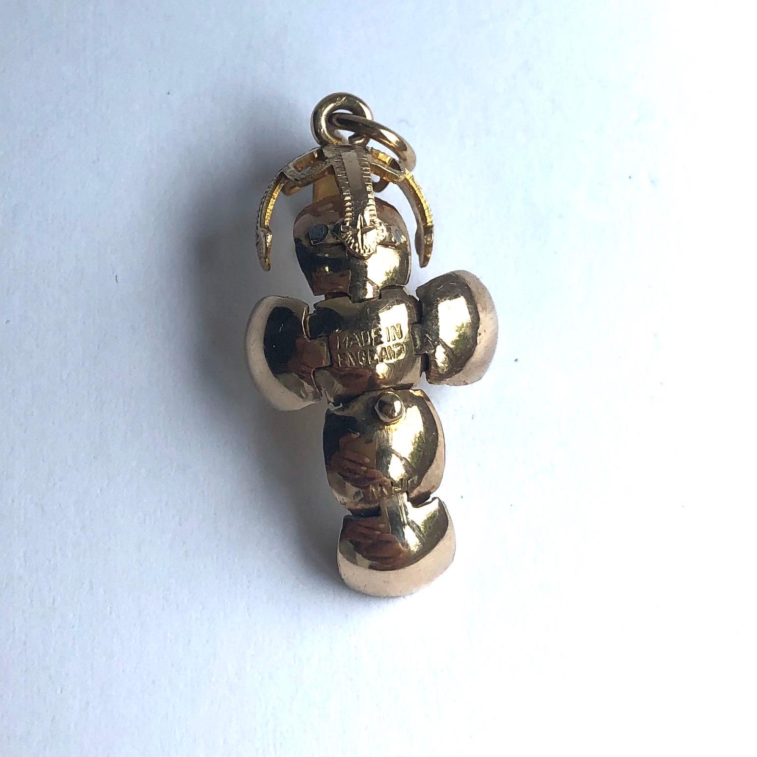 Modern Edwardian 9 Carat Gold Masonic Orb Pendant