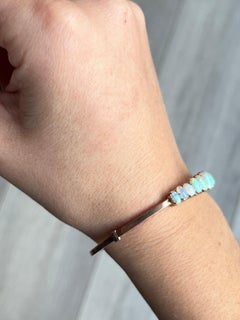 Armreif aus 9 Karat Roségold und Opal im Edwardianischen Stil