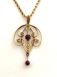 Edwardian 9ct Gold Necklace