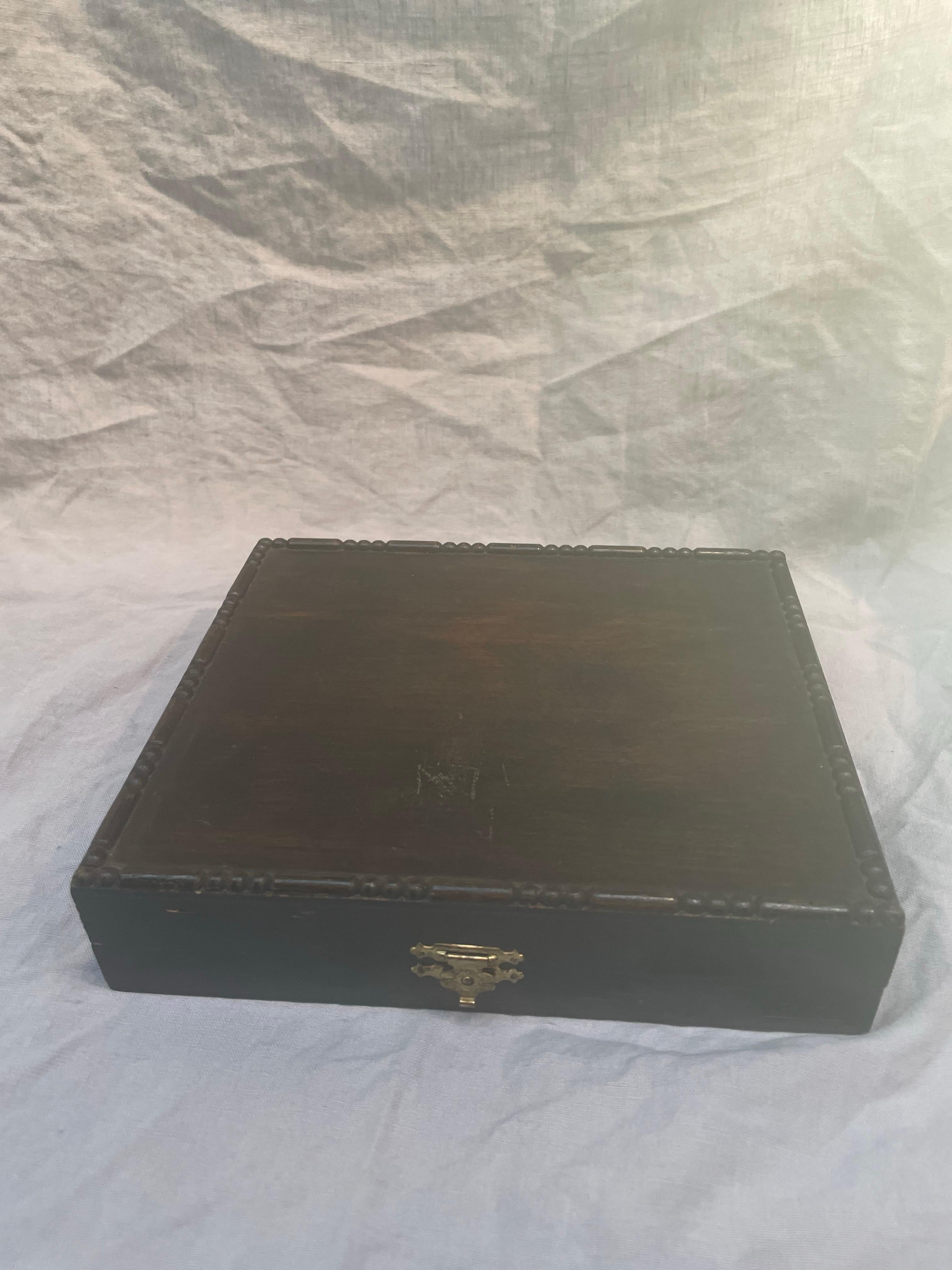 Silver Plate Edwardian A1 Silver-Plated Fish Set by S.M. & Co., in Original Fitted Case For Sale
