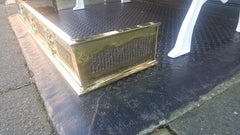 Edwardian Adam Revival Brass Fender