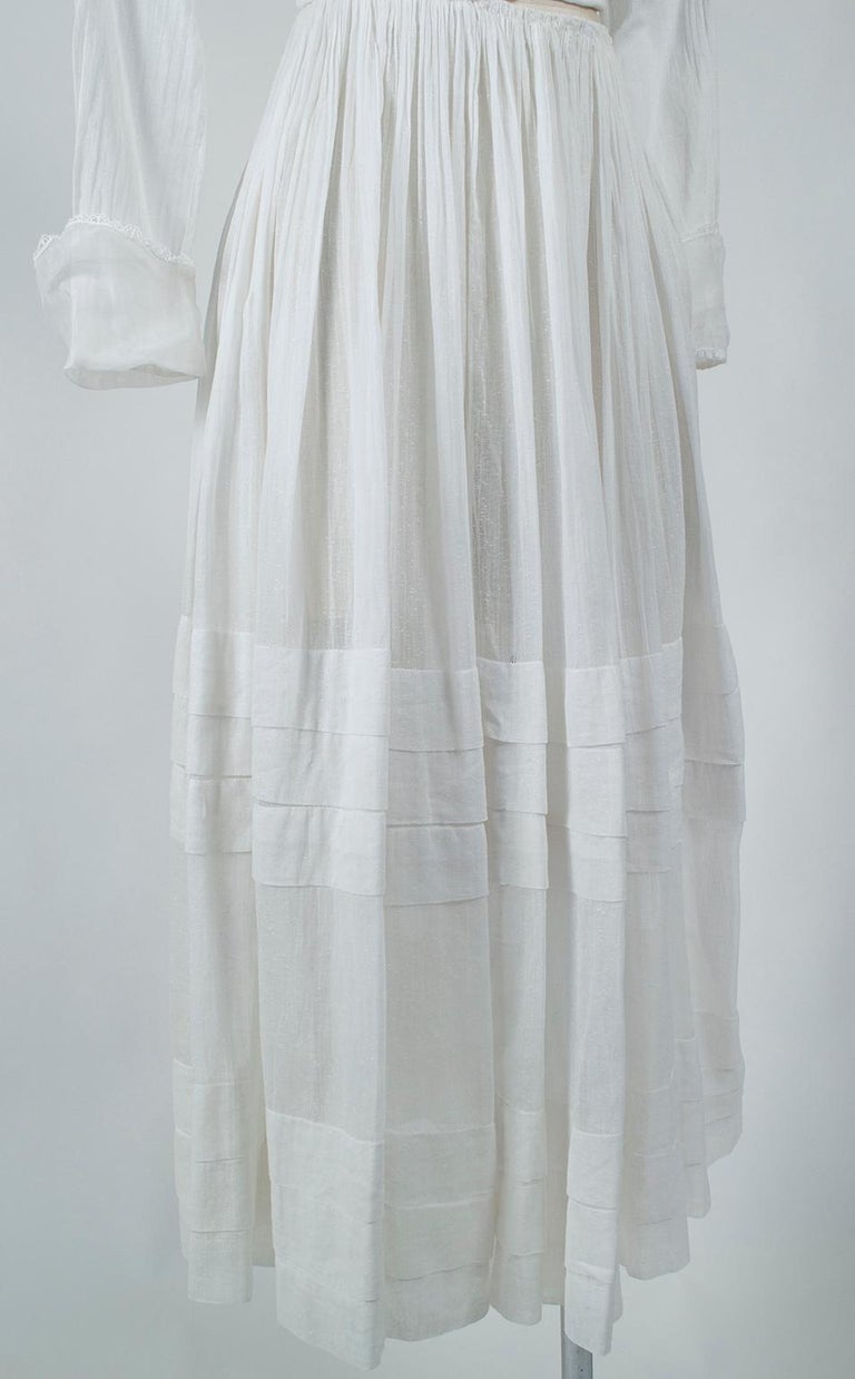 white cotton shirtwaist dress Charlie Shirtwaist Dress in Tobacco/Ivory Gingham Crinkle Cotton