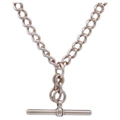 Edwardian Albert Fob Chain Hallmarked Birmingham 1900