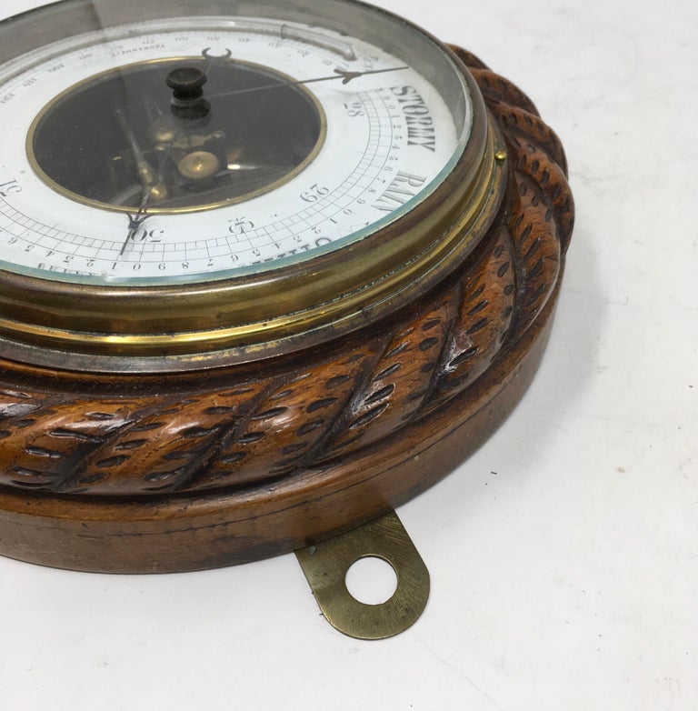 Edwardian Aneroid Ships Barometer at 1stDibs