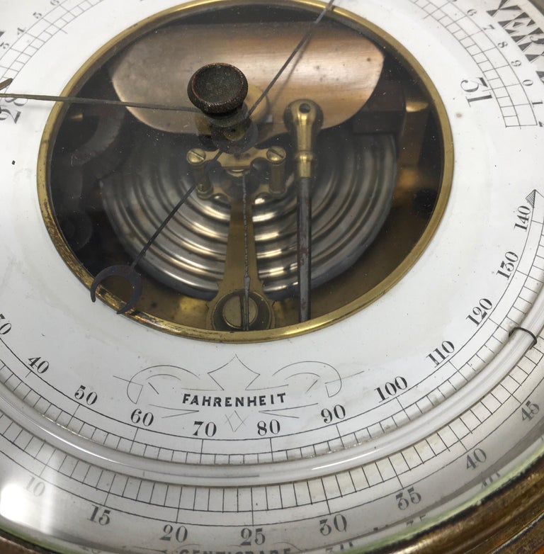 Edwardian Aneroid Ships Barometer at 1stDibs