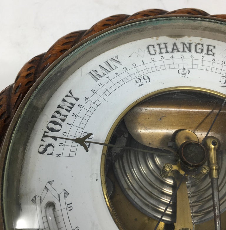 Edwardian Aneroid Ships Barometer at 1stDibs