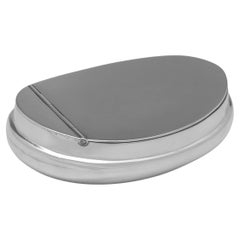 Edwardian Antique Sterling Silver Box - Hallmarked in 1904 by William Aitken