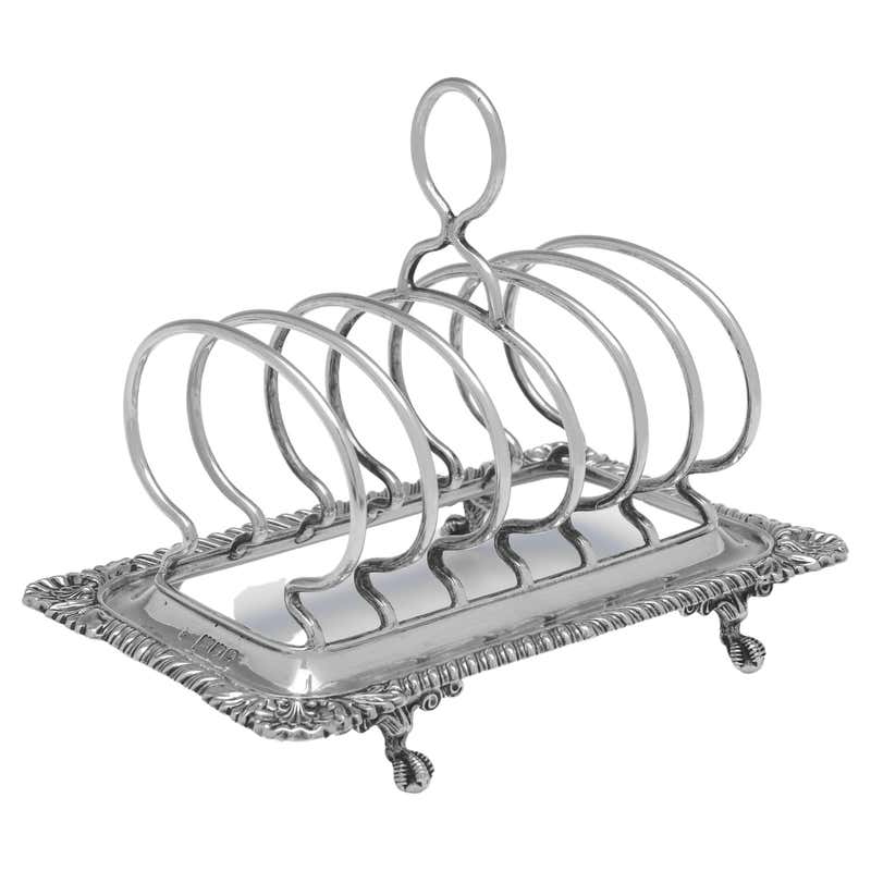 Polo-Themed Sterling Silver Toast Rack at 1stDibs | themed toaster
