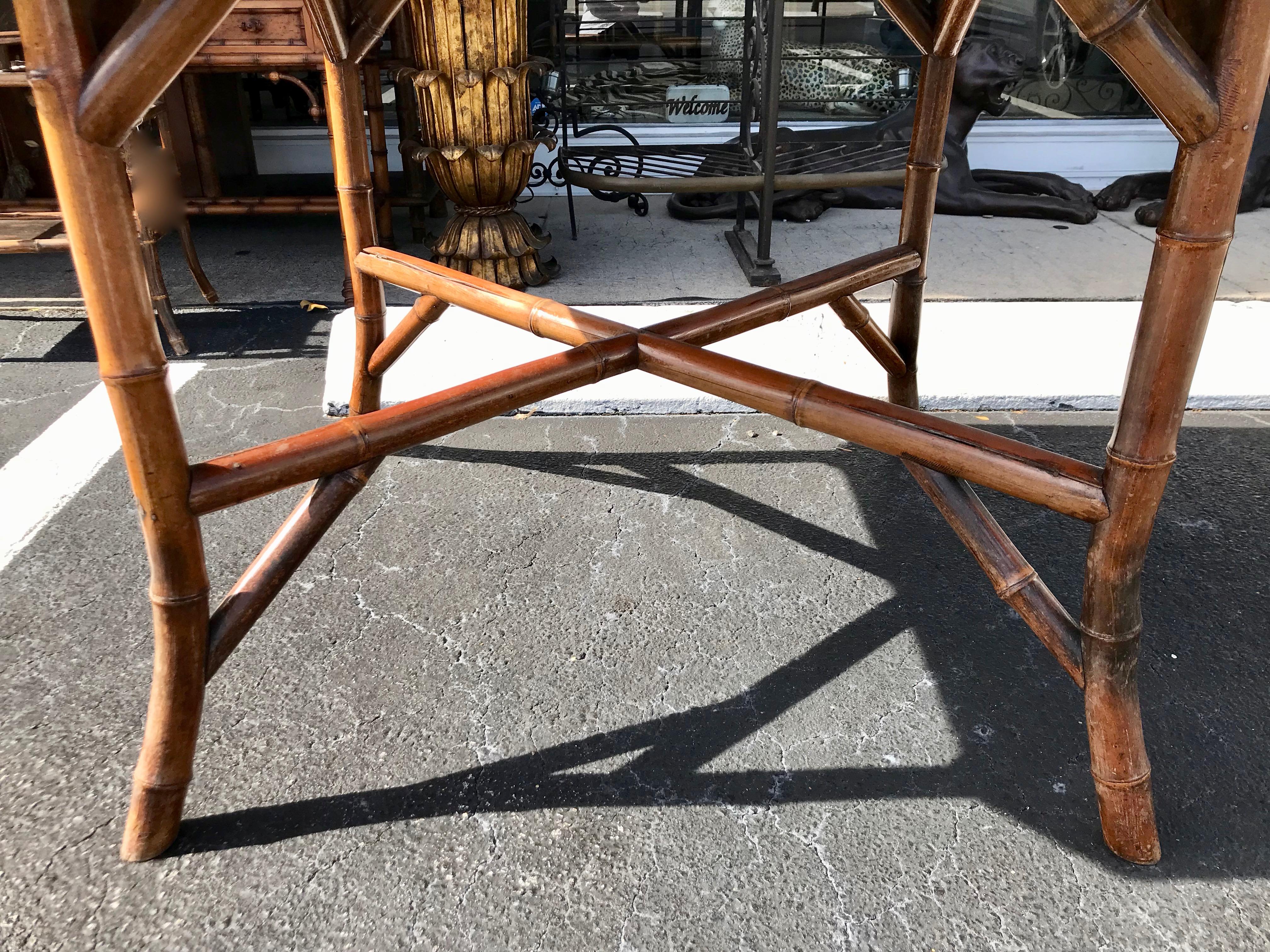 Edwardian Bamboo Dining Table 4