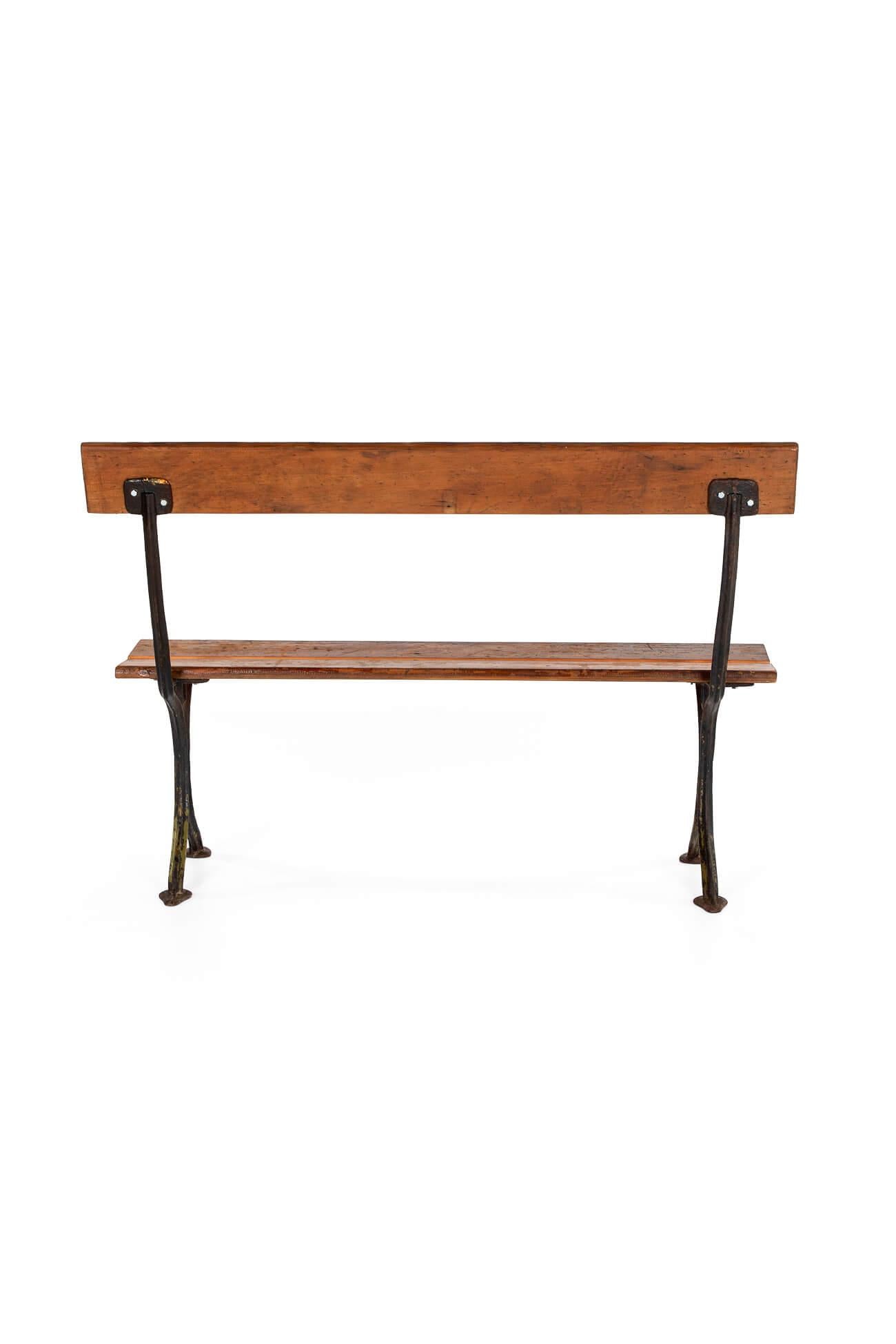 Hand-Crafted Edwardian Bench For Sale