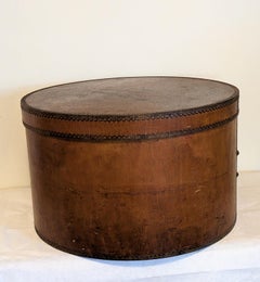 Edwardian Bent Wood Hat Box