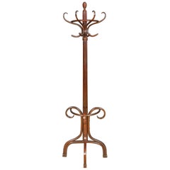 Edwardian Bentwood Beech Demi Coat Stand