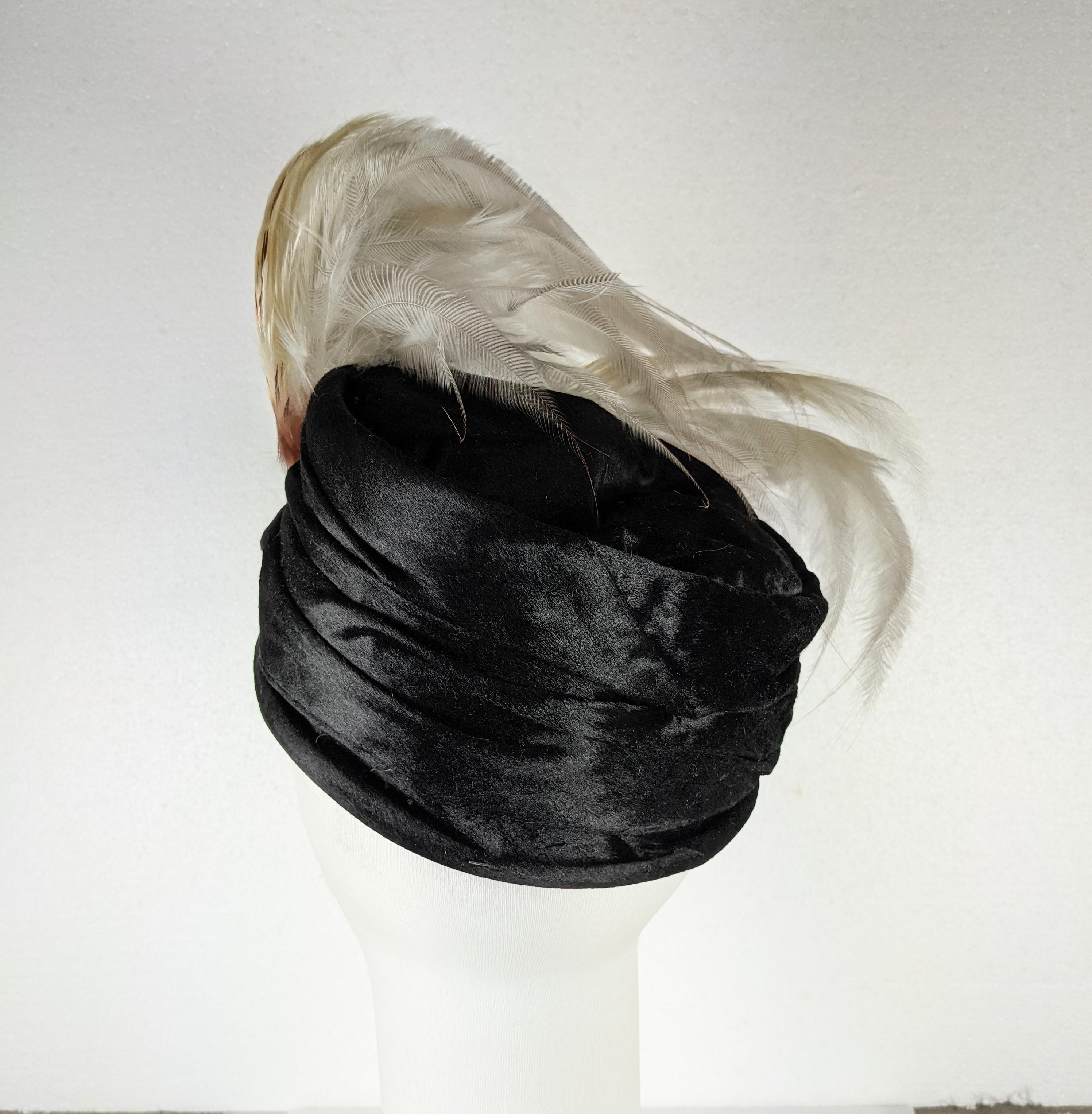 Edwardian Bird of Paradise Hat In Excellent Condition For Sale In New York, NY