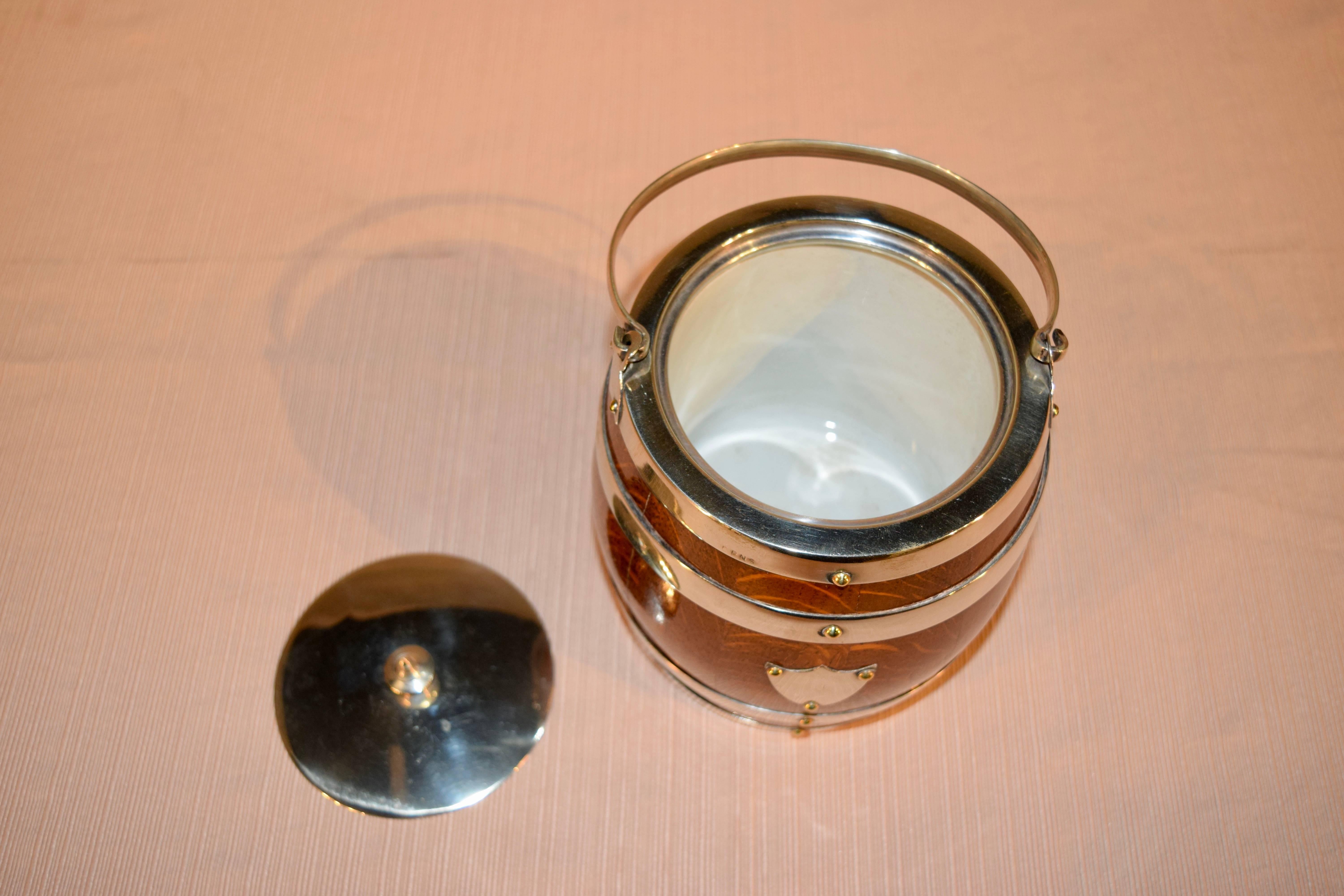 English Edwardian Biscuit Barrel