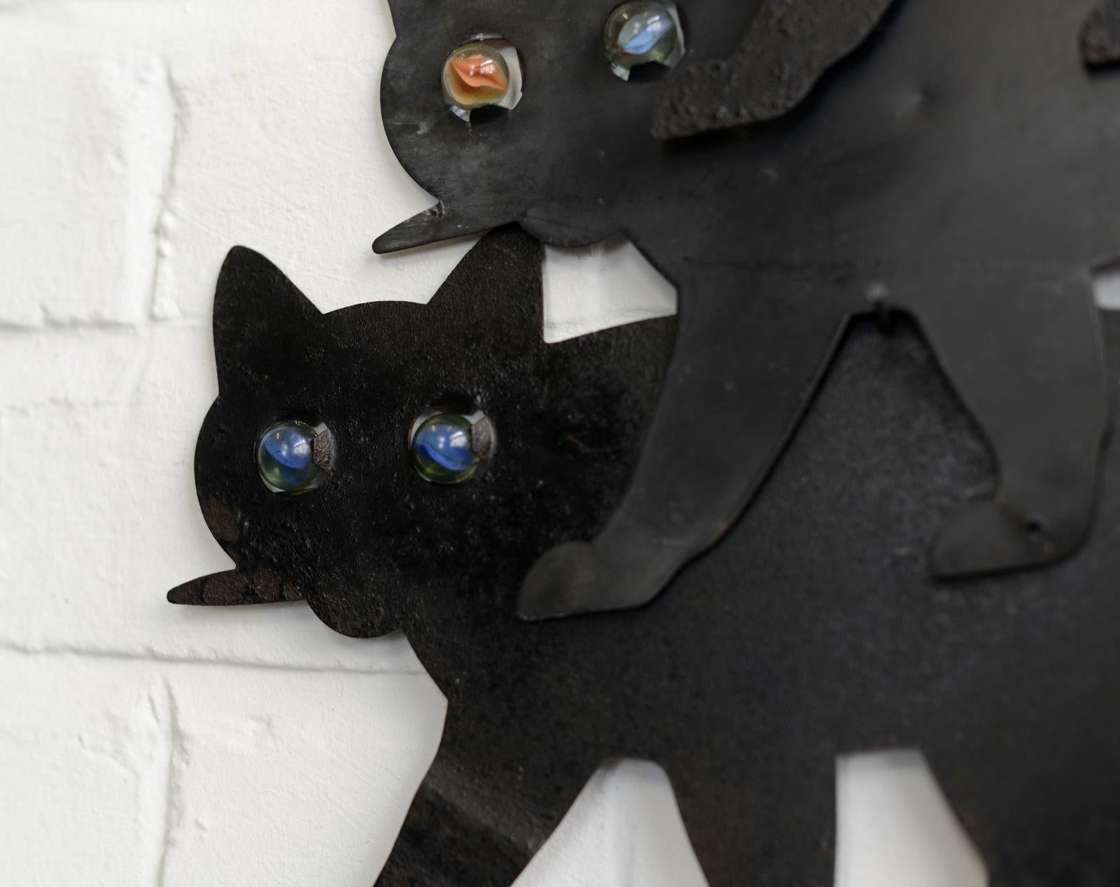 Edwardian Black Cat Bird Scarers, circa 1910 at 1stDibs