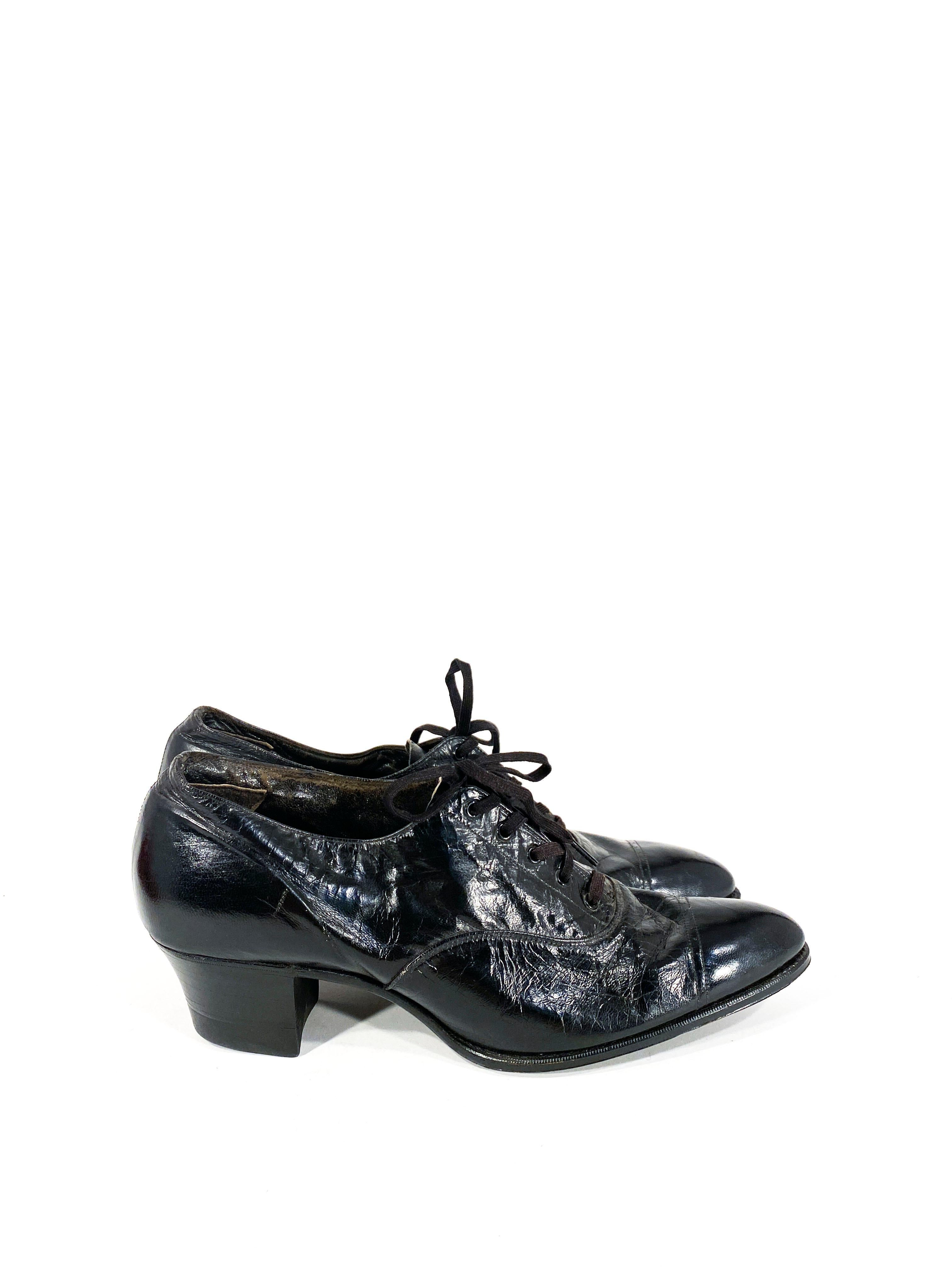 patent leather work shoes