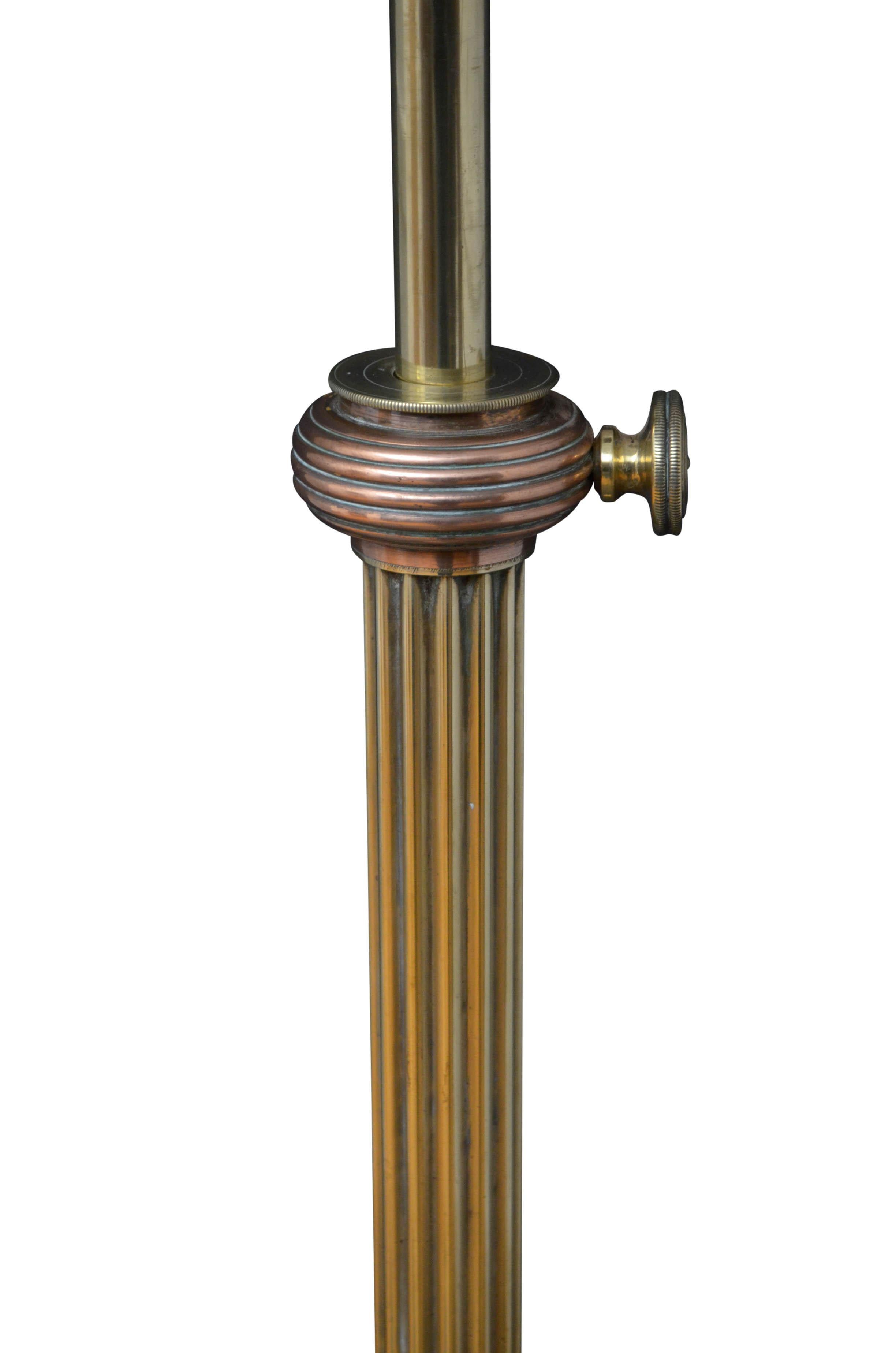 copper standard lamp