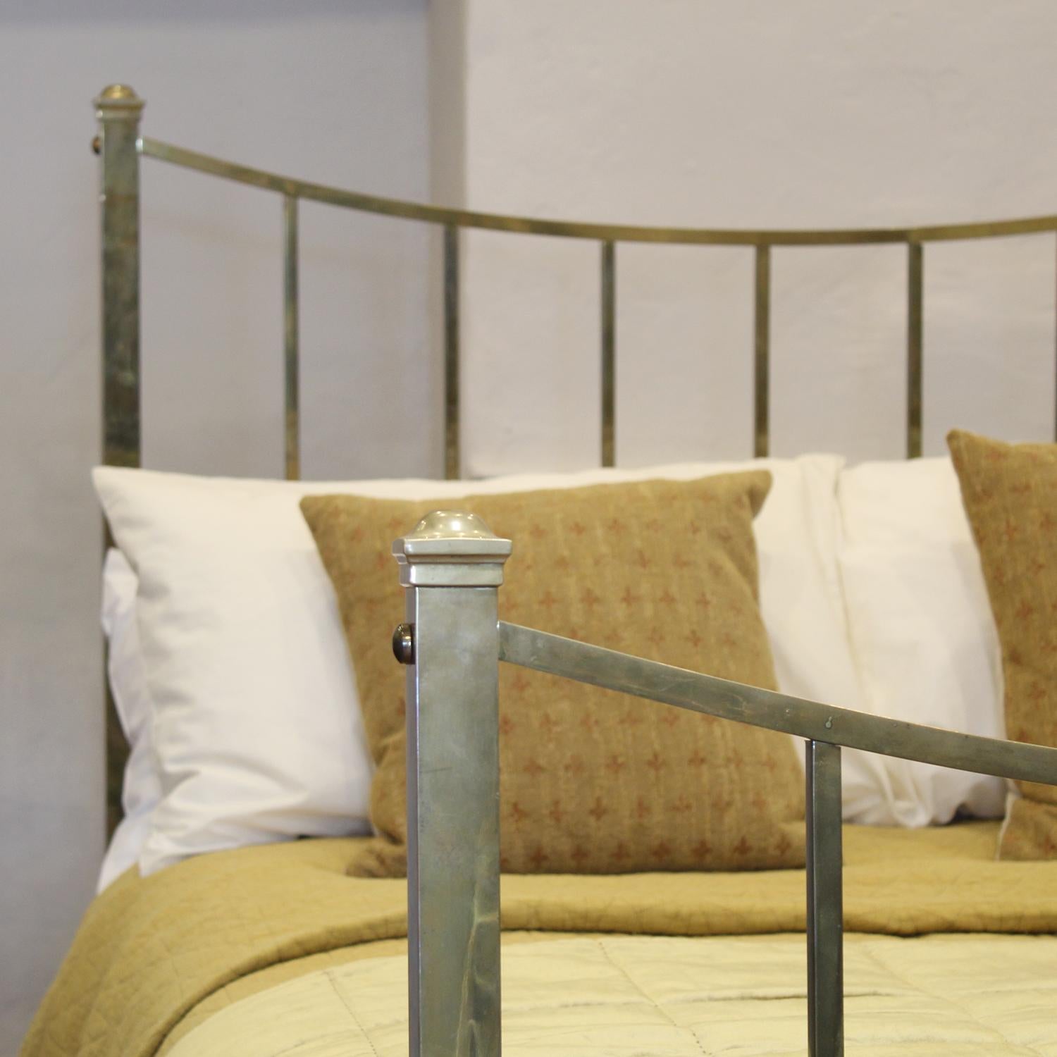 antique brass king size bed