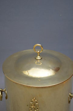 Edwardian Brass Coal Bin
