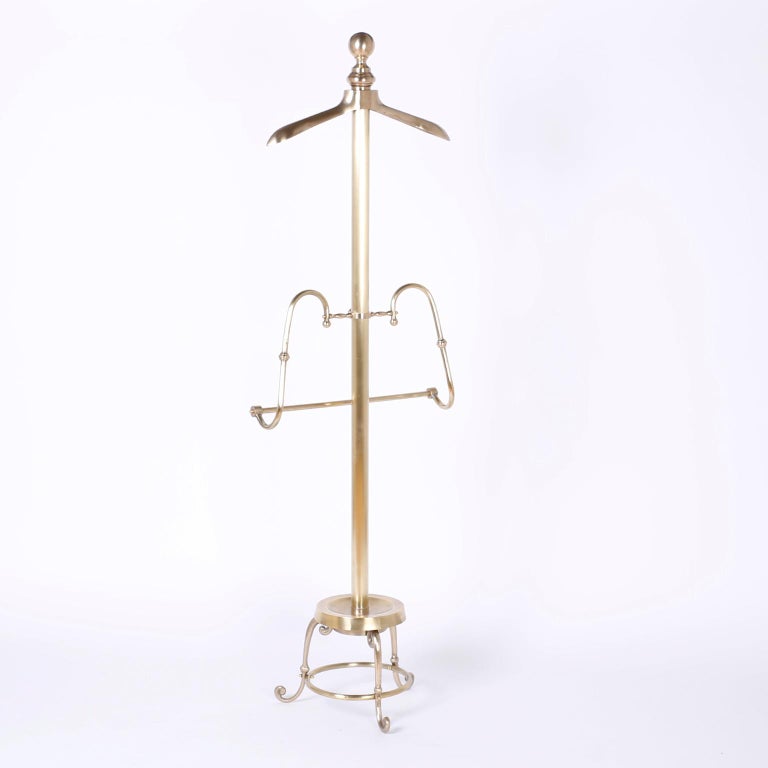 Edwardian Brass Coat Stand For Sale at 1stdibs