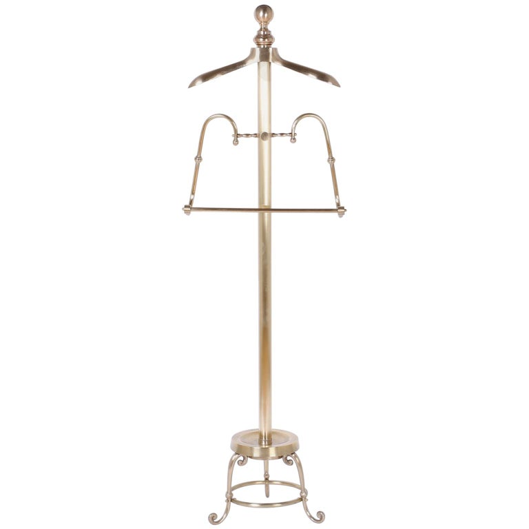 Edwardian Brass Coat Stand For Sale at 1stdibs