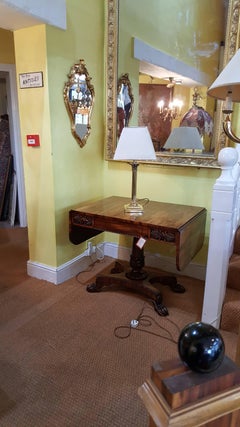 Edwardian Brass Corinthian Column Table Lamp