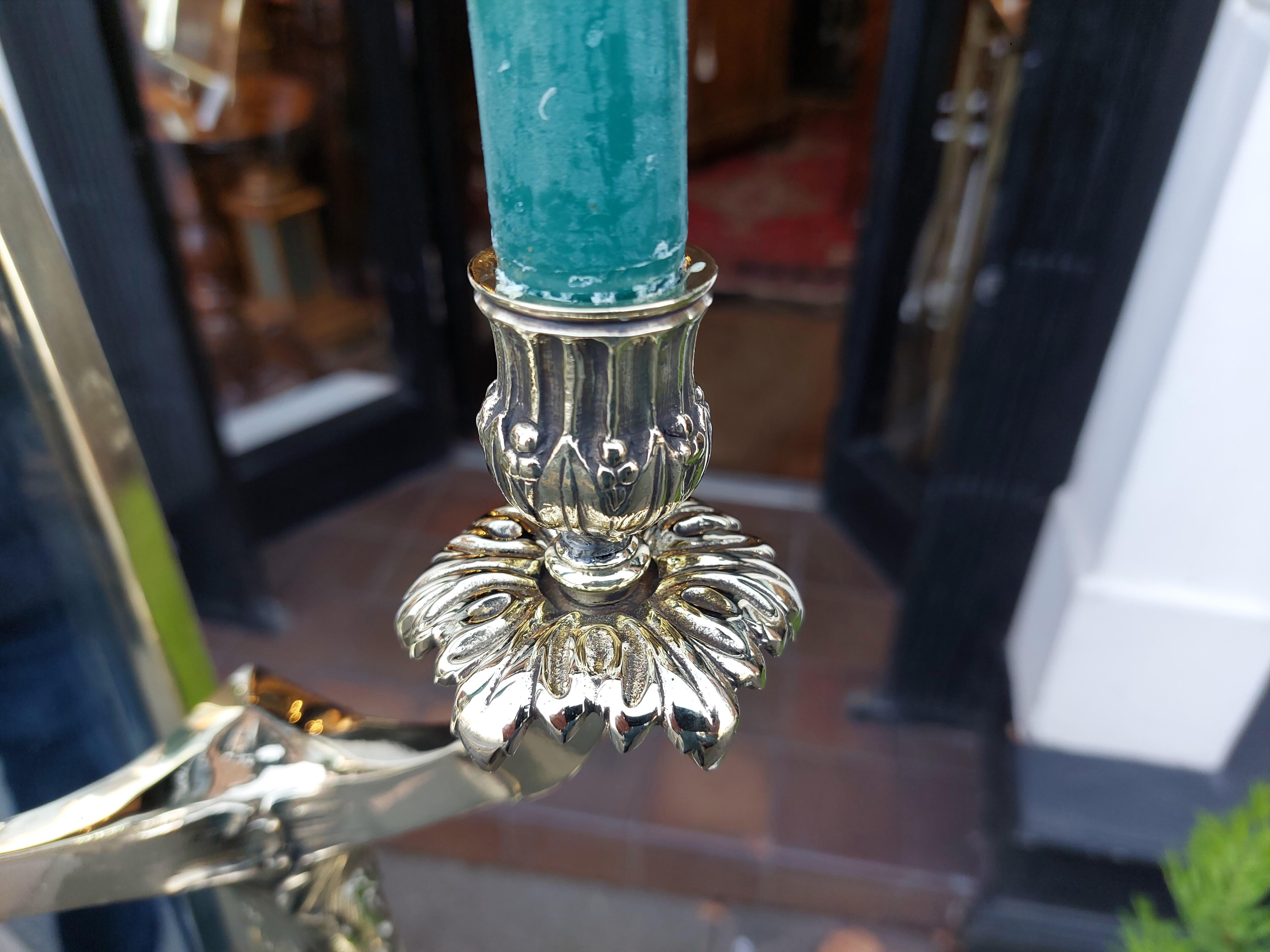 Specchio chevale con cornice in ottone edoardiano In condizioni buone in vendita a Altrincham, GB