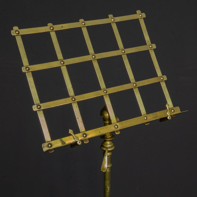 Edwardian Brass Music Stand at 1stDibs brass music stands, antique